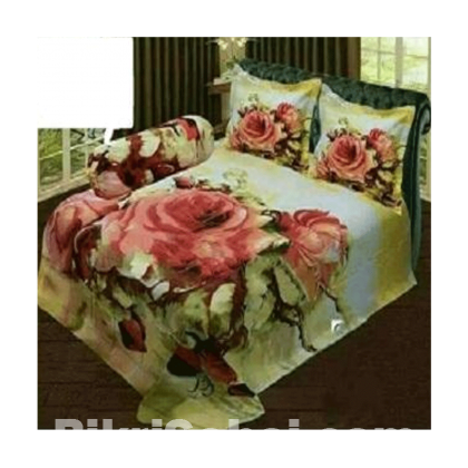 Double Size Cotton Bed Sheet Set  Code: DS-202